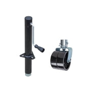 Side-Wind A-Frame Trailer Jack with a Double Caster Wheel | 5000lb Capacity A-Frame | 2000lb Capacity Wheel | 14 4/5 Travel | BJ-5000SW-1 / BD-CW-002