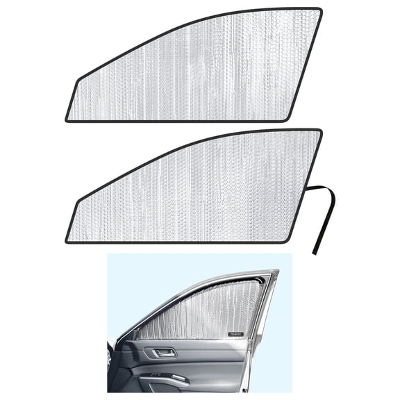 Side Window Front Row Sunshades for 2011-2017 Nissan Quest Minivan (Set of 2)