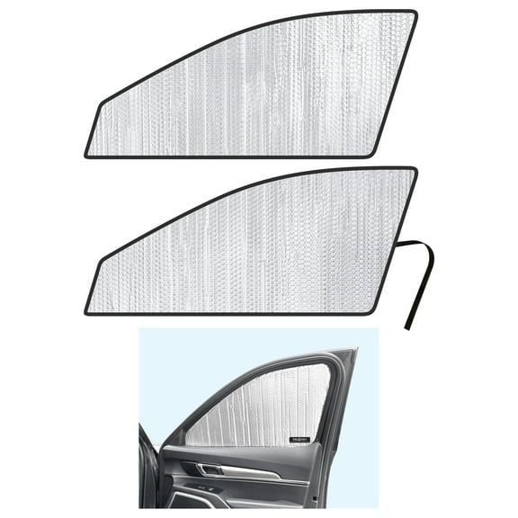 Side Window Front Row Sunshades for 2020-2025 Kia Telluride SUV (Set of 2)