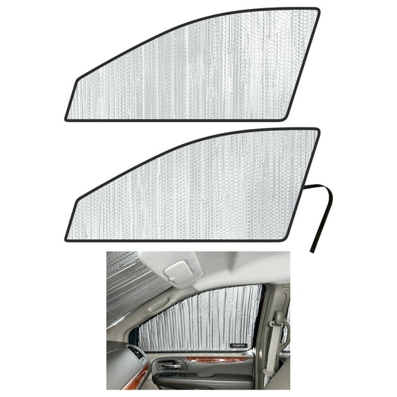 Side Window Front Seat Sunshade for 2008-2018 Chrysler Town & Country Limited, Touring, Touring-L Minivan (Set of 2)