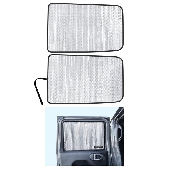 Yellopro Auto Side Window Rear Seat Sunshade for 2020-2026 Jeep Gladiator Pickup (Set of 2)