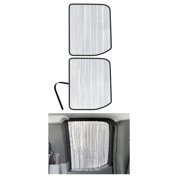 YelloPro Auto Side Window Rear Seat Sunshade for 2021-2026 Ford F-150 Pickup, Super Cab Only (Set of 2)