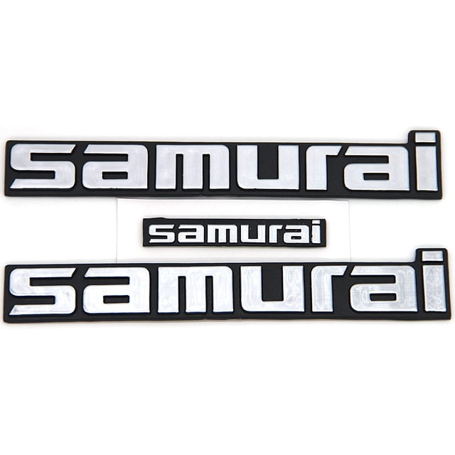 Side and Dash Emblems 3 PC Set for Suzuki Samurai - Walmart.com