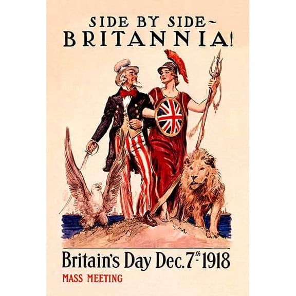 Side by Side - Britannia Fine art canvas print (20" x 30")