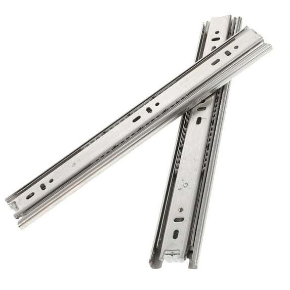 ifundom Heavy Duty Stainless Steel Drawer Slides Replacement Pair for Smooth and Easy Installation in Home Furniture
