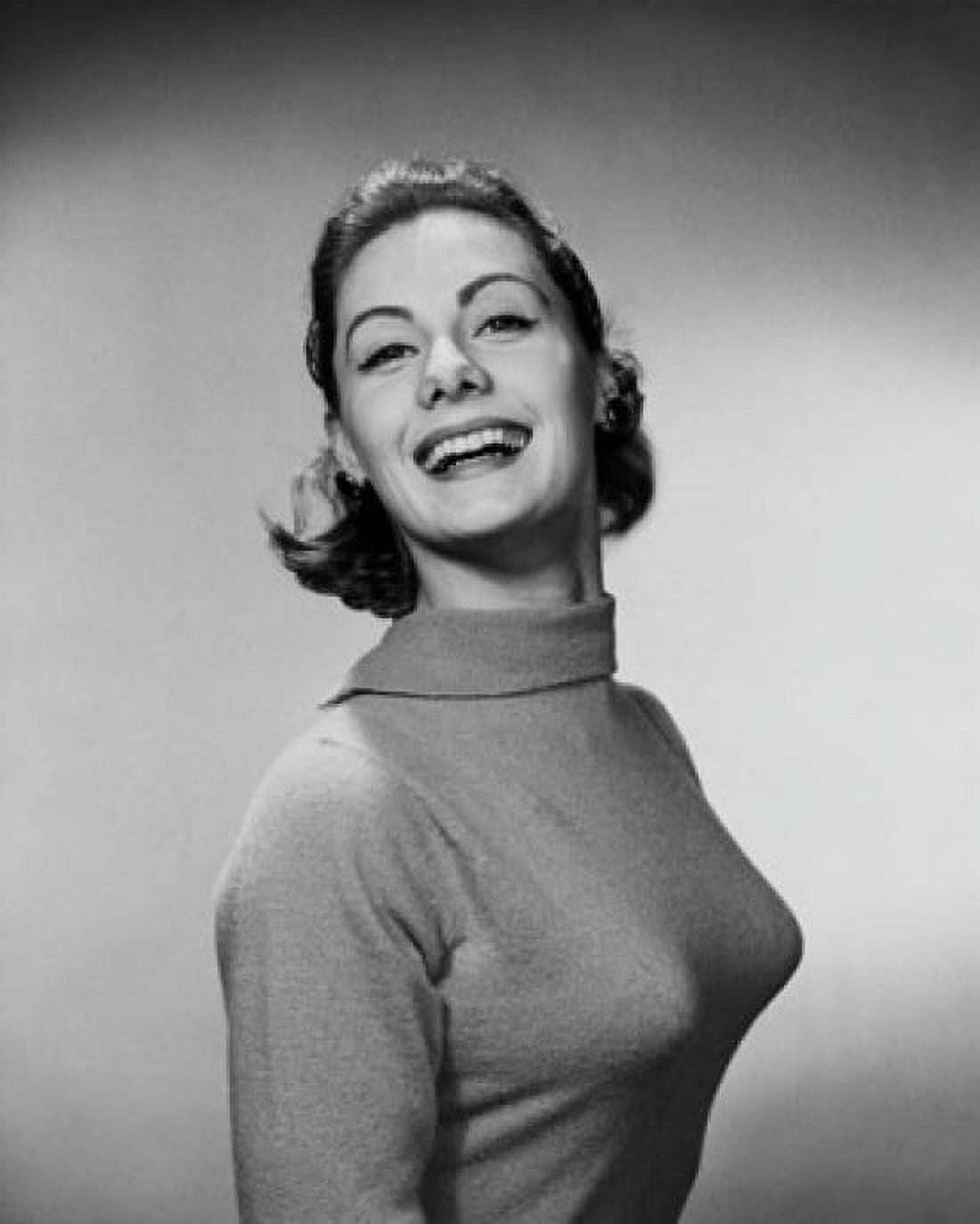 Side profile of a young woman smiling Canvas Art - (24 x 36)