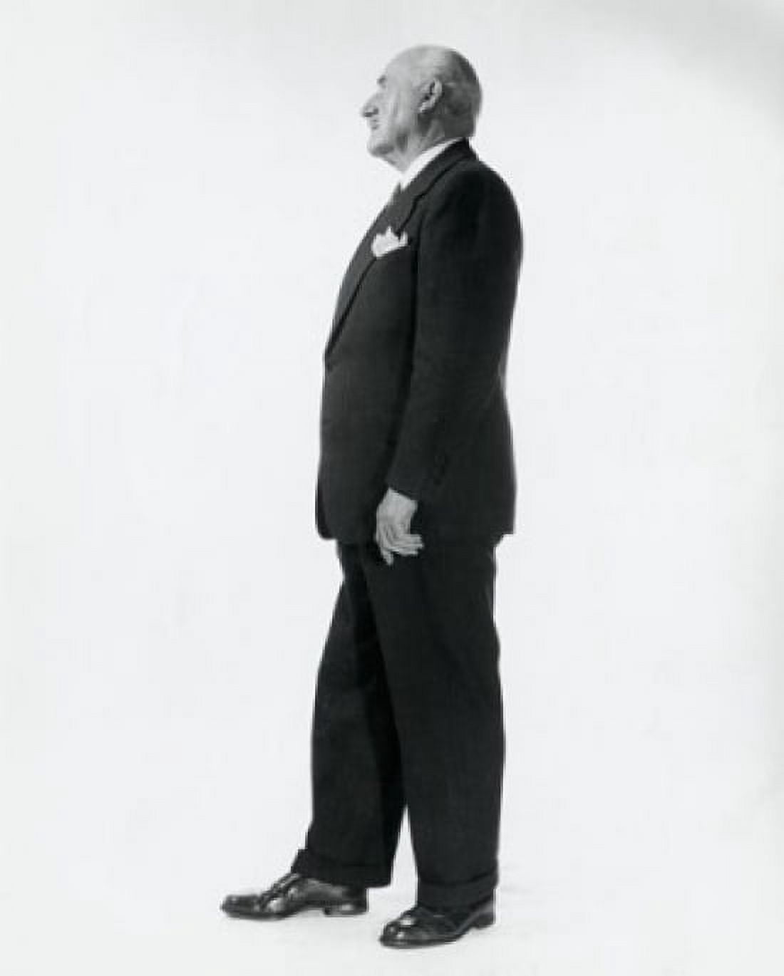 Side profile of businessman standing Canvas Art - (18 x 24)