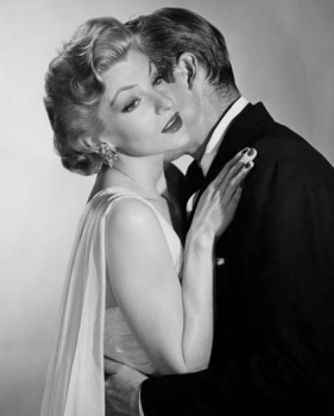 Side profile of mid adult couple embracing Canvas Art - (18 x 24)