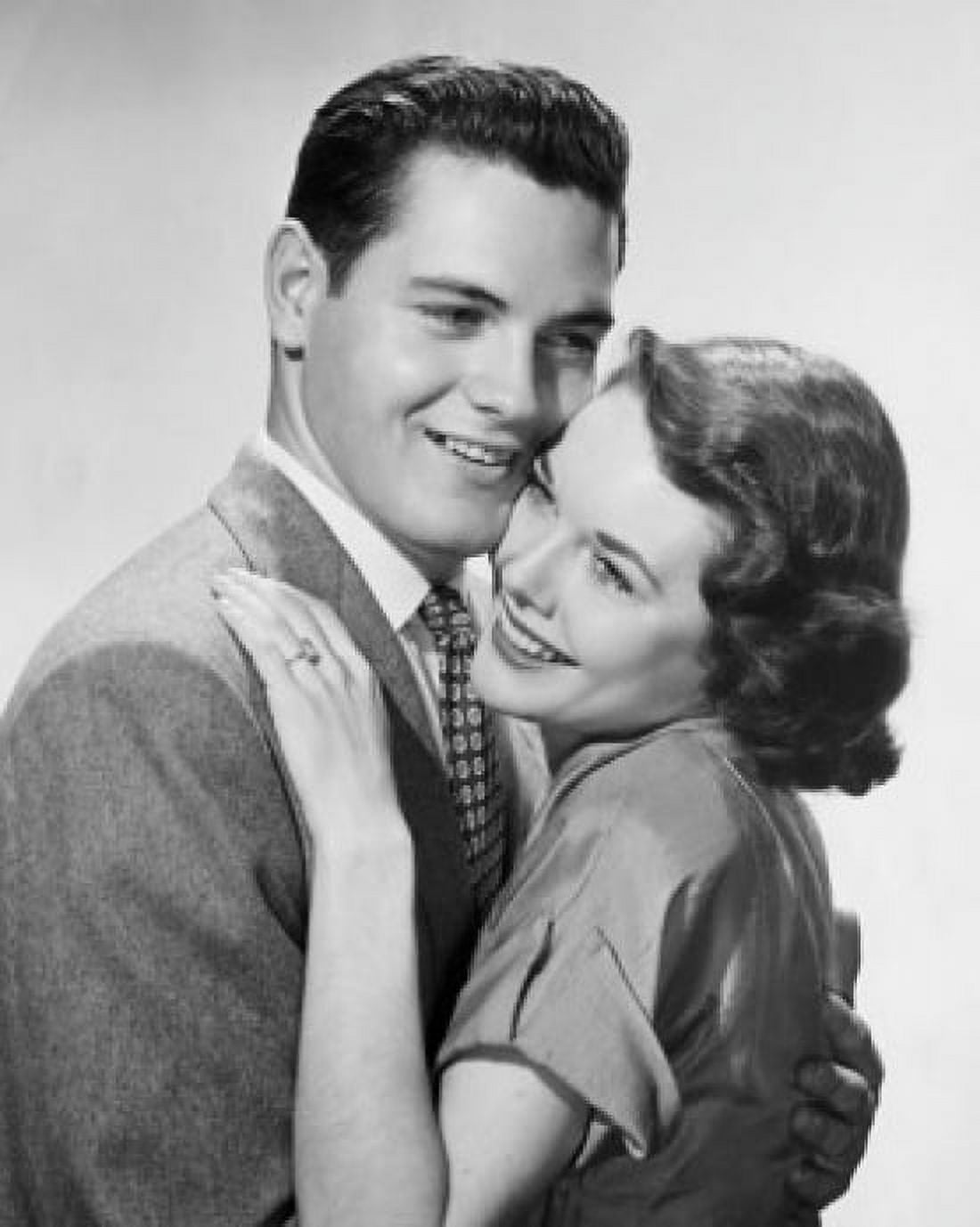 Side profile of young couple embracing Canvas Art -  (24 x 36)