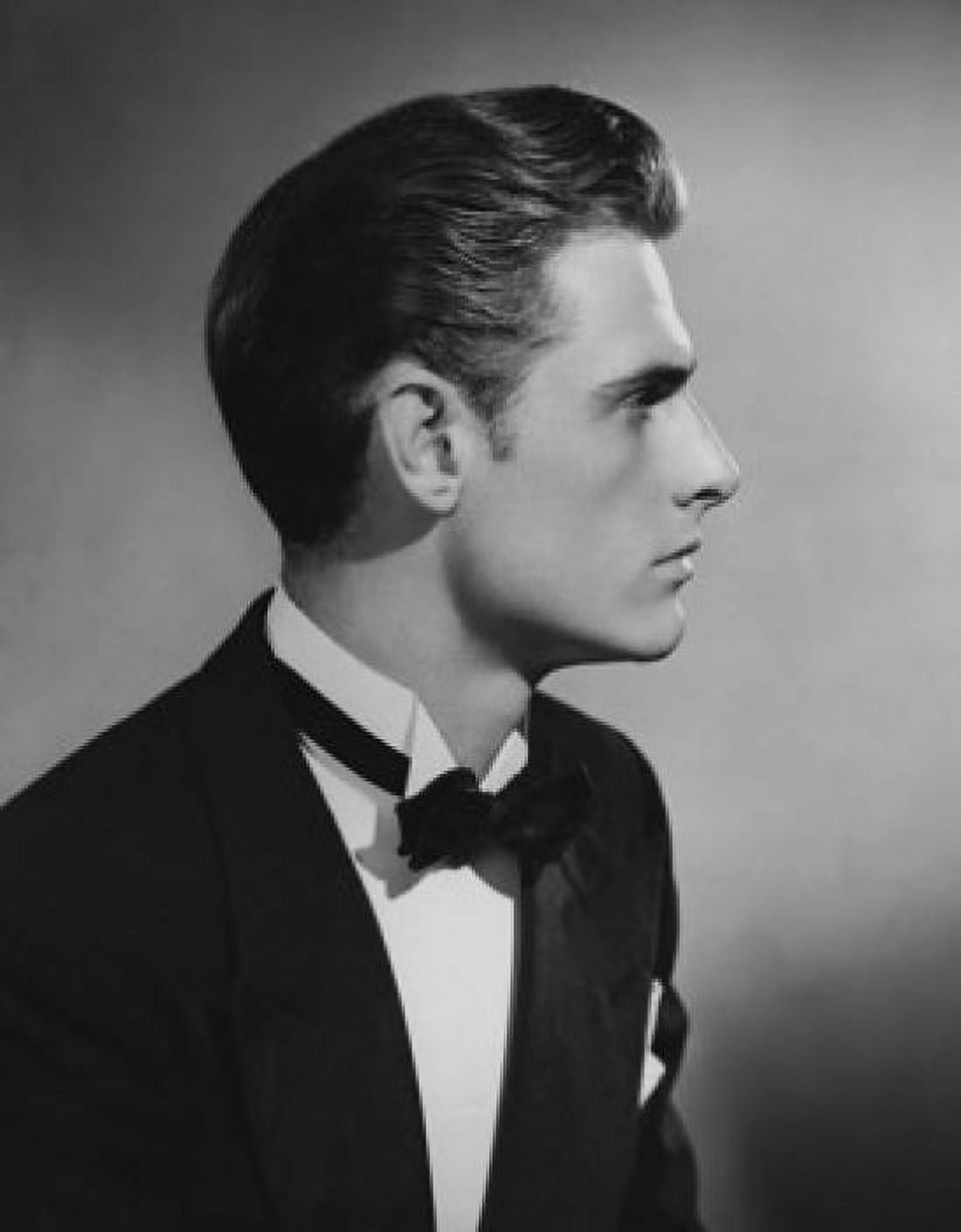 Side profile of young man Canvas Art - (18 x 24)