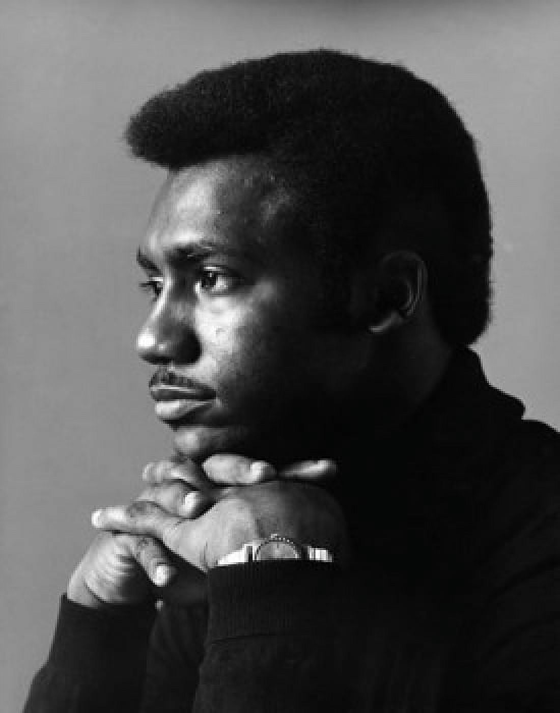Side profile of young man thinking Canvas Art - (24 x 36)