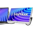 thumbnail image 1 of SideTrak Swivel 14" Attachable Portable Laptop Monitor FHD IPS USB Laptop Dual Screen with Kickstand | Mac, PC, & Chrome Compatible | Fits All Laptop Sizes | USB-C or Mini HDMI Powered (Silver), 1 of 8