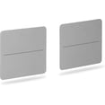 thumbnail image 1 of SideTrak Swivel Metal Plates for Laptop | Add On/Replacement Plates Only | Compatible with SideTrak Swivel Portable Monitors | Includes 2 Metal Plates (Silver), 1 of 6