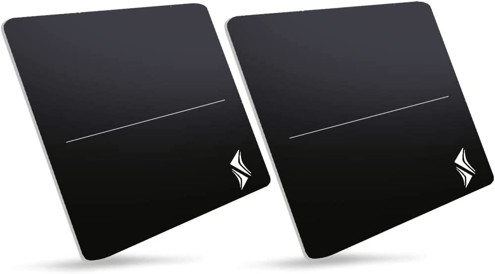 SideTrak Swivel Metal Plates for Laptop | Add On/Replacement Plates Only | Compatible with SideTrak Swivel Portable Monitors | Includes 2 Metal Plates (Black)