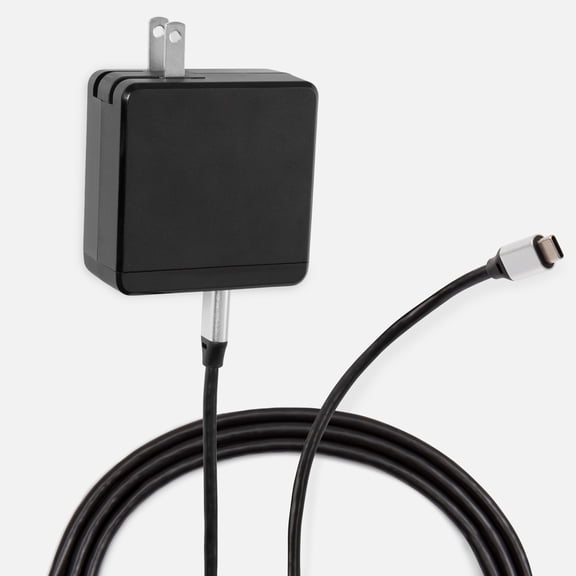 SideTrak USB-C Wall Power Adapter | 5ft USB-C to USB-C Cord Included | Wall Charger 45W | Black | Compatible with SideTrak Portable Monitors