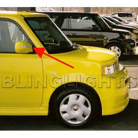 SideView Mirrors LED Turnsignals Turn Signals Side View Mirror Lights For 2004 2005 2006 2007 Scion xB