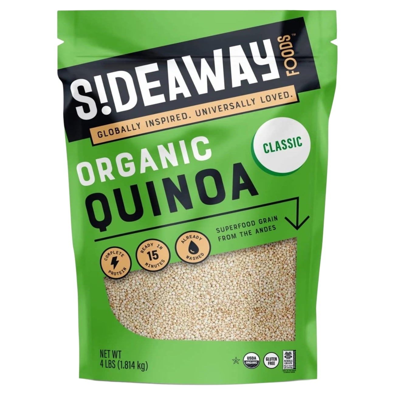 Sideaway Foods Organic Quinoa (64 Ounce)