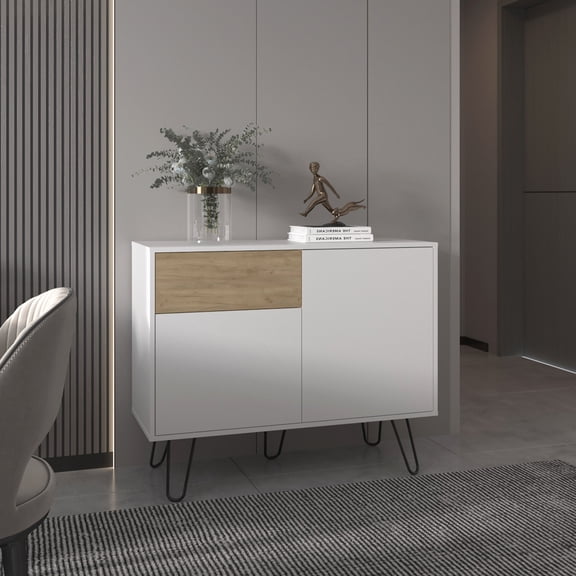 Sideboard, 2 Doors, 1 Drawer, 4 Shelves