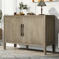 thumbnail image 1 of Sideboard Buffet Cabinet, Floor Storage Console Table, Sideboard Cabinet With 2 Doors & Adjustable Shelf for Home Entryway Living Room Dining Room Kitchen, 1 of 9