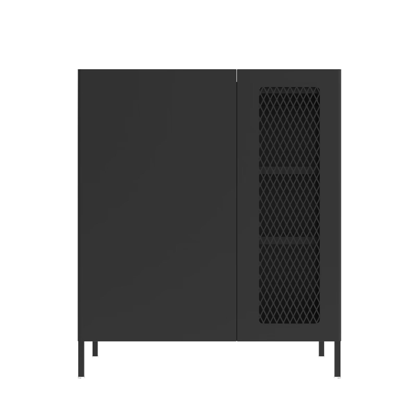 Sideboard Buffet Kitchen Storage Free Standing Metal