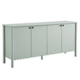 thumbnail image 1 of Sideboard Console Table Entry Display Cabinet, Green, Wood, Living Dining Room Kitchen Cafe Bistro Hospitality Restaurant, Modern Contemporary, HB37711, 1 of 10
