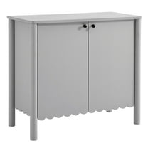 Sideboard Console Table Entry Display Cabinet, Light Gray, Wood, Living Dining Room Kitchen Cafe Bistro Hospitality Restaurant, Modern Contemporary, HB37707