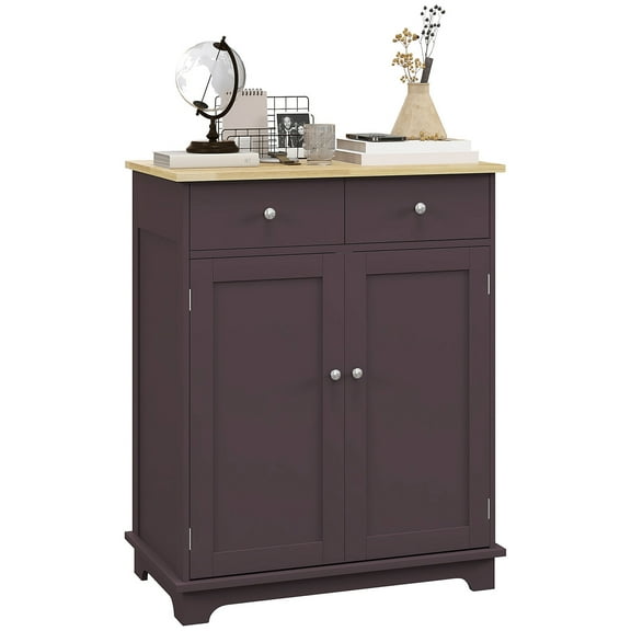 Sideboard: Modern Kitchen Storage with Stylish Solid Wood Countertop