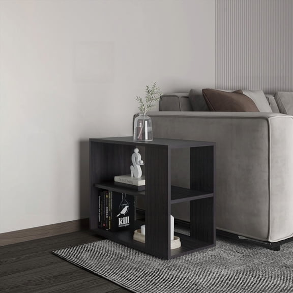 Sideboard Table Boasting 2 Shelves and 4 Legs - Compact and Durable