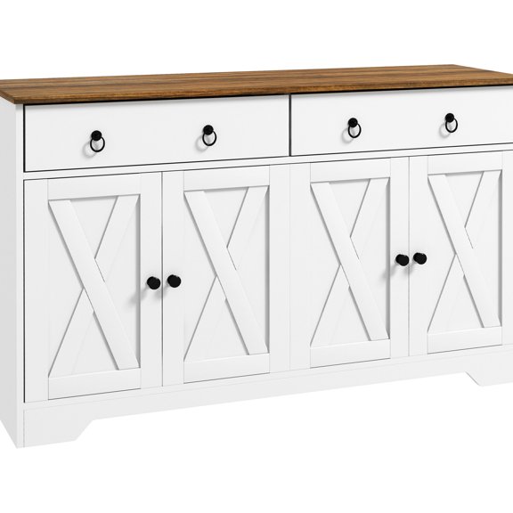 Sideboard with Adjustable Shelves | Ideal for Serving Dishes and Utensils Storage | Customize Storage to Your Needs