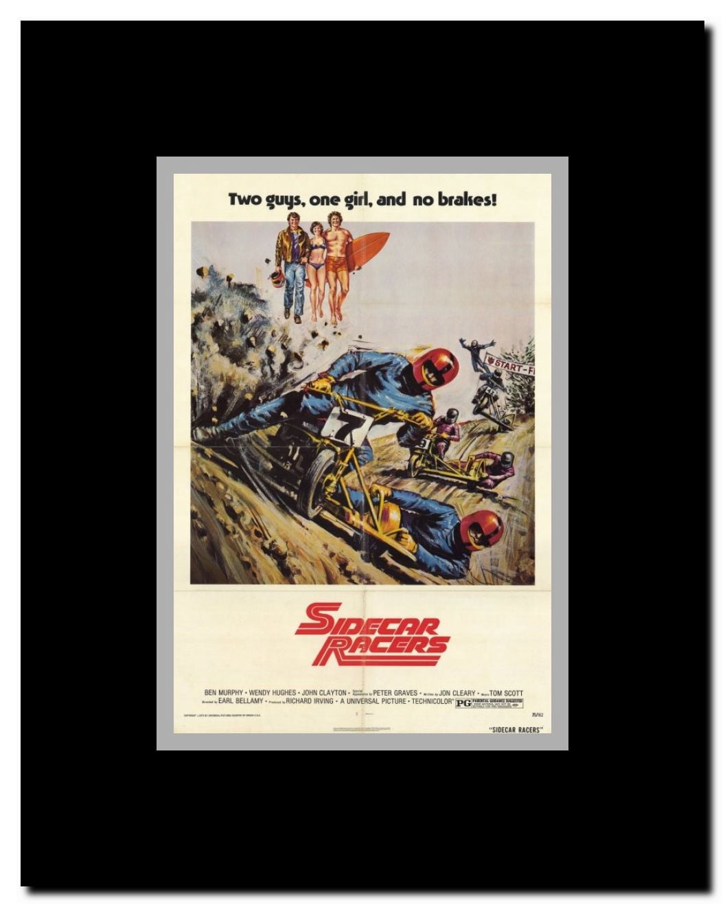 Sidecar Racers Framed Movie Poster