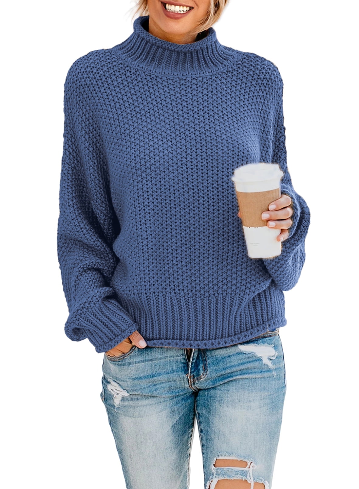 Casual Knitted Pullover Sweater main image 1