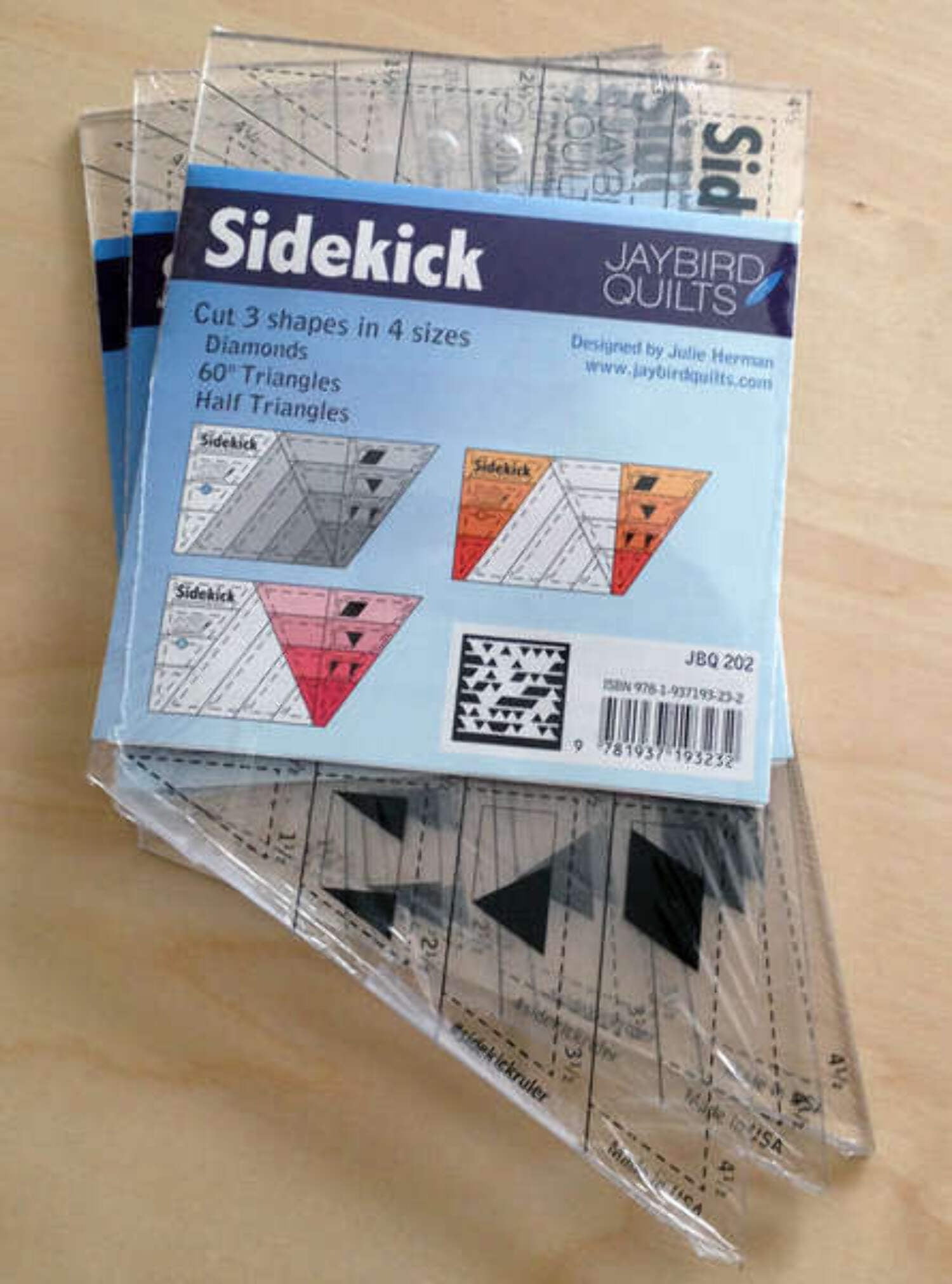 Sidekick Quilt Ruler by Julie Herman of Jaybird Quilts - Walmart.com