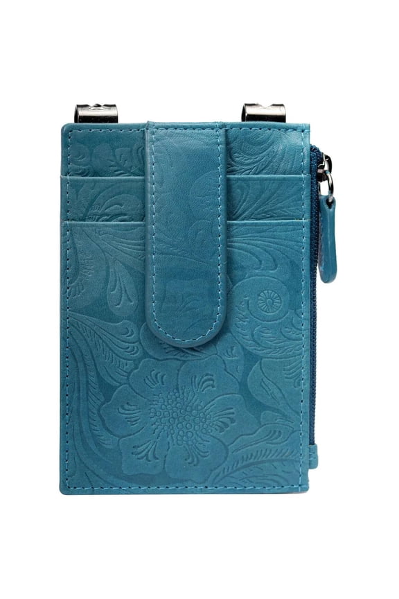 Sidekick RFID Blocking Boot Wallet with Security Chain & Zipper Lock - Genuine Leather Wallets for Men, Travel Wallets Women, Minimalist Leather Card Holder A101