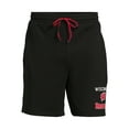 thumbnail image 1 of Sideline Apparel Men's NCAA Wisconsin Badgers Airway Knit Shorts, Sizes S-2XL, 1 of 5