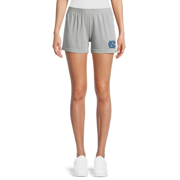 Sideline Apparel Women's NCAA North Carolina Tar Heels Telepath French Terry Shorts, 3.5" Inseam, Sizes S-XL