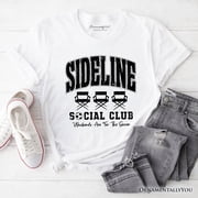 Sideline Social Club Soccer T-Shirt, Weekends Are for the Soccer Game Day Tee