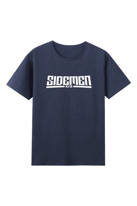 Sidemen Merch T-shirt Crewneck Short Sleeve Cotton Tee Women Men Streetwear Tops
