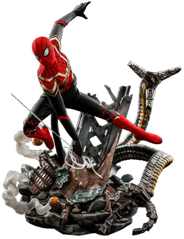 Sideshow Collectible Spider-Man Action Figure, Multi-Color