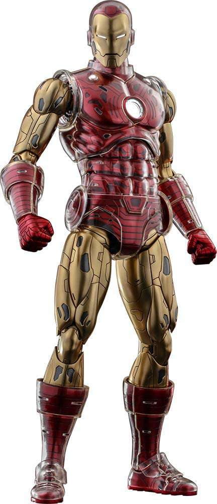 Marvel Movie Masterpiece Diecast Iron Man Origin Collectible Figure (Regular Version)