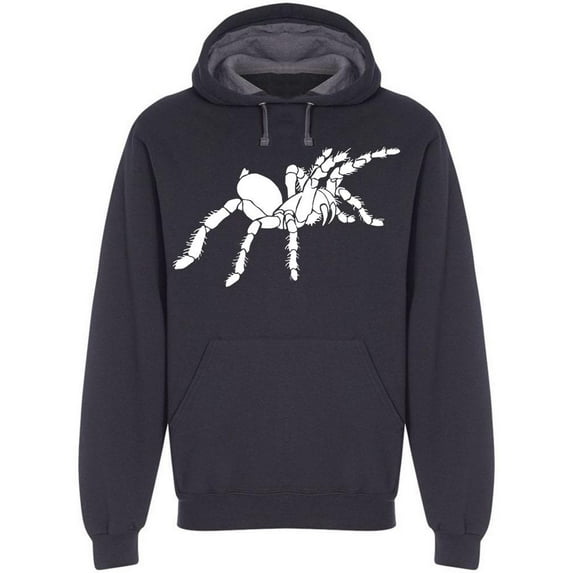 Sideview Of White Tarantula Hoodie Men -Image by Shutterstock, Male 3X-Large