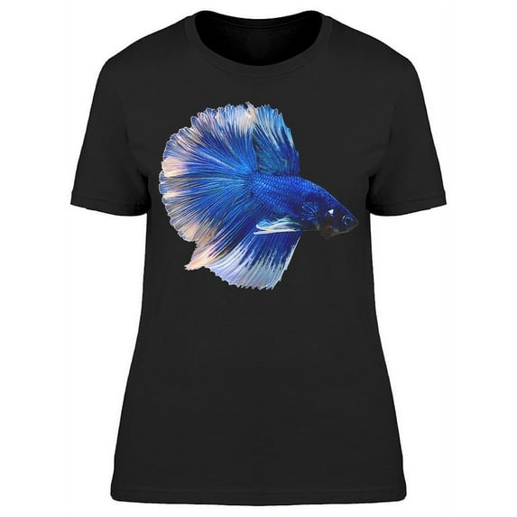 Sideview Siam Dark Betta Fish T-Shirt Women -Image by Shutterstock, Female 3X-Large