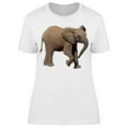 thumbnail image 1 of Sideview Young African Elephant T-Shirt Women -Image by Shutterstock, Female Medium, 1 of 2