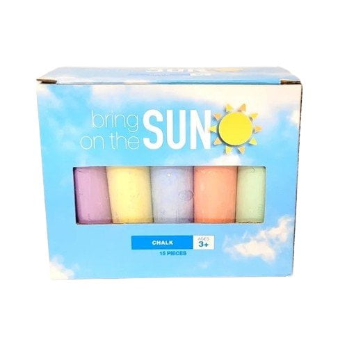 Sidewalk Chalk - Bring On The Sun - 15 Count - 3+ Years