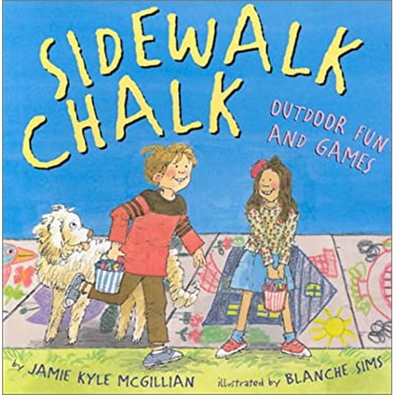 Pre-Owned Sidewalk Chalk: Outdoor Fun and Games by Jamie Kyle McGillian (Paperback) Children's Books English