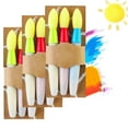 thumbnail image 1 of Sidewalk Chalk Paint Brush, Sidewalk Chalk Paint Brush with Liquid, 9-Pack DIY Washable Paintbrush Bulk, Include Chalkboard Paint, Add Water to The Brush and Use & Washable - Clearance Sales, 1 of 5