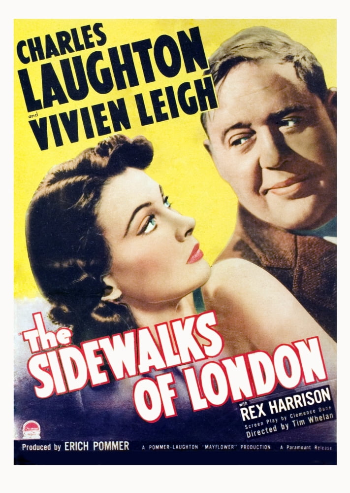 Sidewalks Of London Canvas Art - (24 x 36)