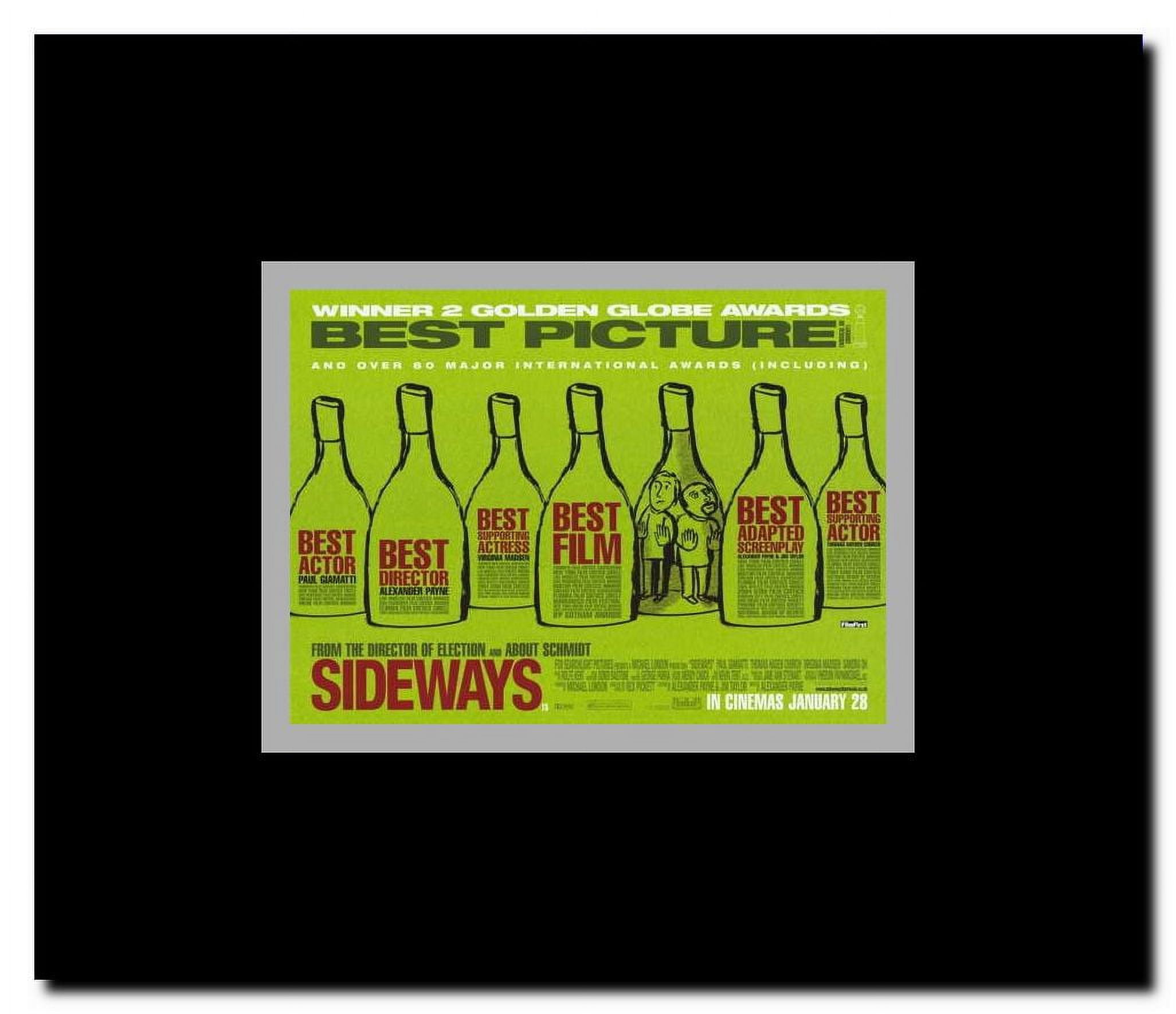 Sideways Framed Movie Poster