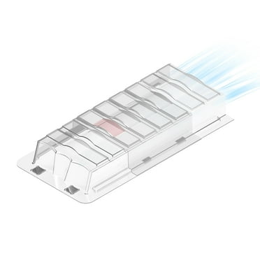 Sideways Magnetic Vent Extender for Under Furniture, Floor Resiter Vent Deflector Fits Vents 3" - 6" Wide (1PCS)