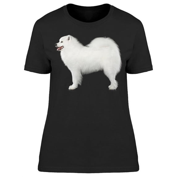 Sideways Pose Of A Samoyed T-Shirt Women -Image by Shutterstock, Female Small