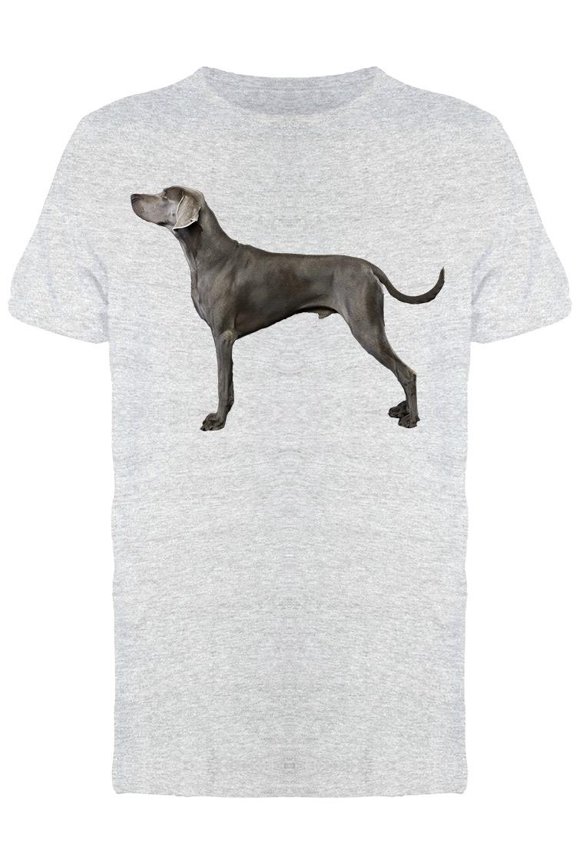 Sideways Standing Weimaraner Tee Men's -Image by Shutterstock